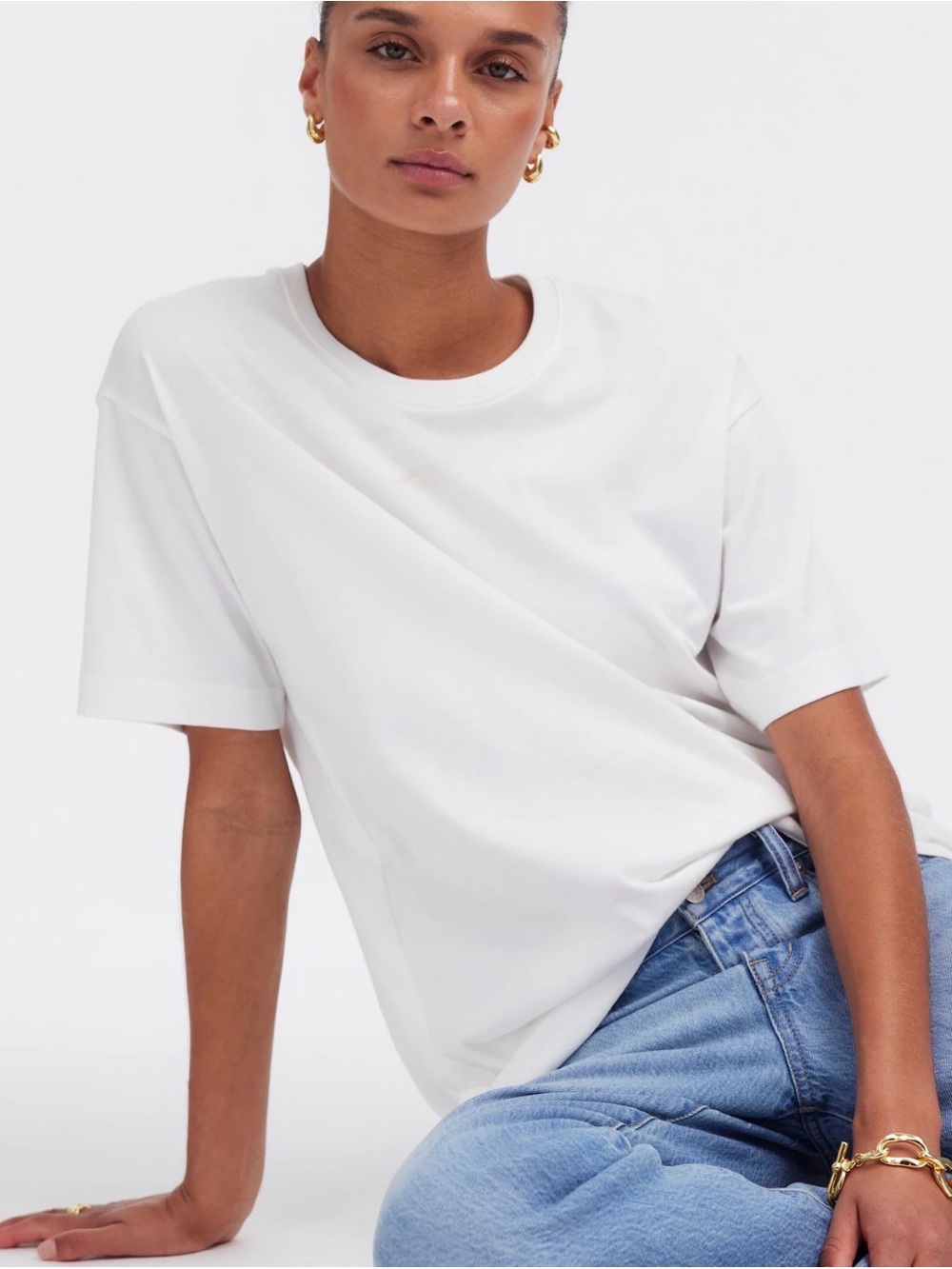 Madewell Perfect Oversized Crewneck Tee Shirt